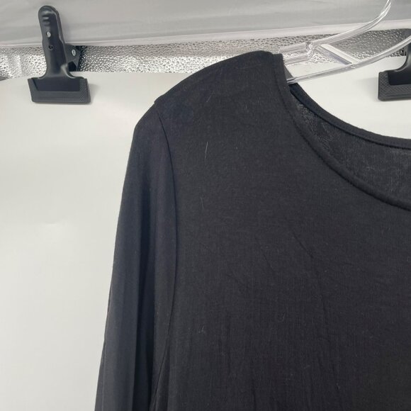Old Navy Womens Shift Dress Long Sleeve Black Size M Tall - Picture 4 of 9